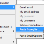 Paste Email Plus Context Menu